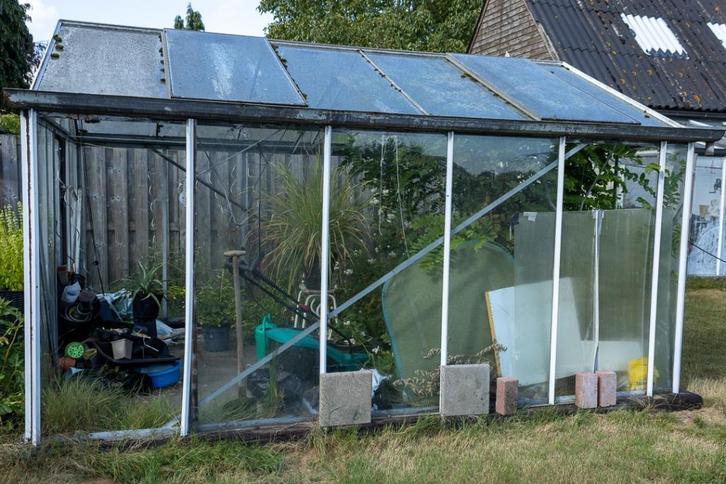 Ruime solide Tuinkas 310 x 400  - Drenthe, Tuin en Terras, Kassen, Gebruikt, Kweekkas, Staal, Glas, Ophalen