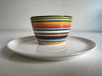 Nieuw Iittala Origo Kommetje en Bord Oranje Alfredo Häberli, Ophalen of Verzenden, Zo goed als nieuw, Kom(men), Overige stijlen