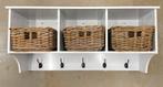 Mooie kapstok met mandjes, Huis en Inrichting, Woonaccessoires | Kapstokken, Zo goed als nieuw, Minder dan 100 cm, Hout, Ophalen