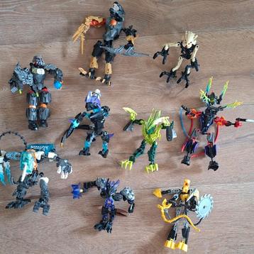 LEGO Bionicles - 9 figuren  beschikbaar voor biedingen