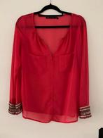 Zara blouse tuniek rood maat m aparte mouw, Nieuw, Maat 38/40 (M), Ophalen of Verzenden, Rood