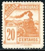 Honduras 90-Ix - Locomotief, Postzegels en Munten, Postzegels | Amerika, Ophalen of Verzenden, Midden-Amerika
