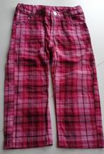 H&M rood/roze geruite broek - maat 92 (1,5 – 2 jaar), Meisje, H&M, Zo goed als nieuw, Ophalen