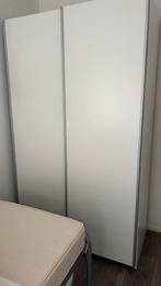 Witte kledingkasten, Huis en Inrichting, Kasten | Kledingkasten, Ophalen, Gebruikt, 100 tot 150 cm, 200 cm of meer