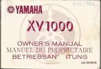 Yamaha XV1000 Owners Manual (7045z), Motoren, Handleidingen en Instructieboekjes, Yamaha