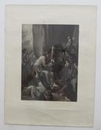 Gravure zwart/wit religieus, Antiek en Kunst, Kunst | Etsen en Gravures, Ophalen of Verzenden