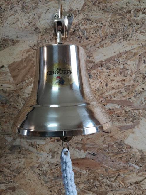 Mooie nieuwe LA CHOUFFE messing café bel/bar bel, Verzamelen, Biermerken, Nieuw, Overige typen, Overige merken, Ophalen of Verzenden
