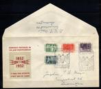 Nederland FDC nr. 10 en 10a beschreven, Postzegels en Munten, Postzegels | Eerstedagenveloppen, Ophalen of Verzenden, Beschreven