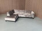 GRATIS LEVERING Velvet Hoekbank Grijs 260x190 SHOWROOMMODEL, Huis en Inrichting, Banken | Bankstellen, 250 tot 300 cm, Nieuw, Ophalen of Verzenden
