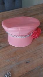 Roze Carnaval Pet met Ketting en Bloem, Pet, Geen merk, Gedragen, One size fits all