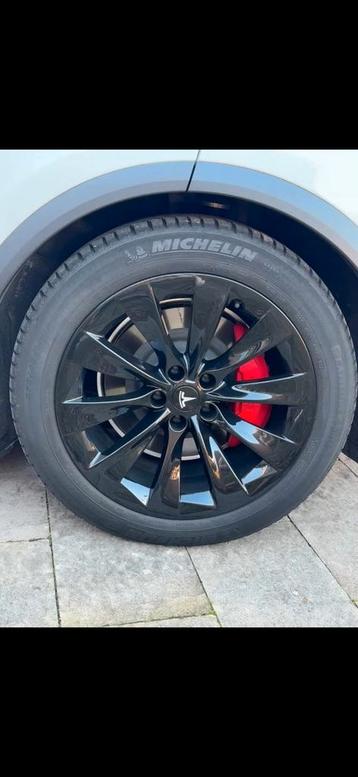 Set Tesla Model S/X 20inch velgen met Michelin banden ZGAN beschikbaar voor biedingen