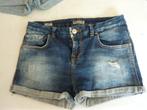 Korte blauwe short jeansbroek van LTB , mt XS-, Blauw, Ophalen of Verzenden, Zo goed als nieuw, LTB