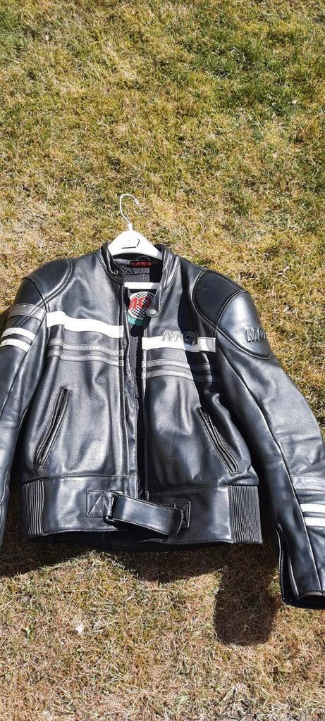 2 x MQP lederen motorjassen (maat 58 ) en 44 D, Motoren, Kleding | Motorkleding, Jas | leer, Dames, Heren, Tweedehands, Ophalen of Verzenden