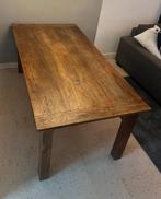 Large Solid Wood Dining Table, Ophalen, Rustic / Industrial, Gebruikt, 200 cm of meer