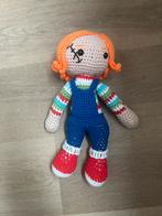 Gehaakte Chucky Pop - Halloween 32cm, Ophalen of Verzenden, Nieuw, Overige typen