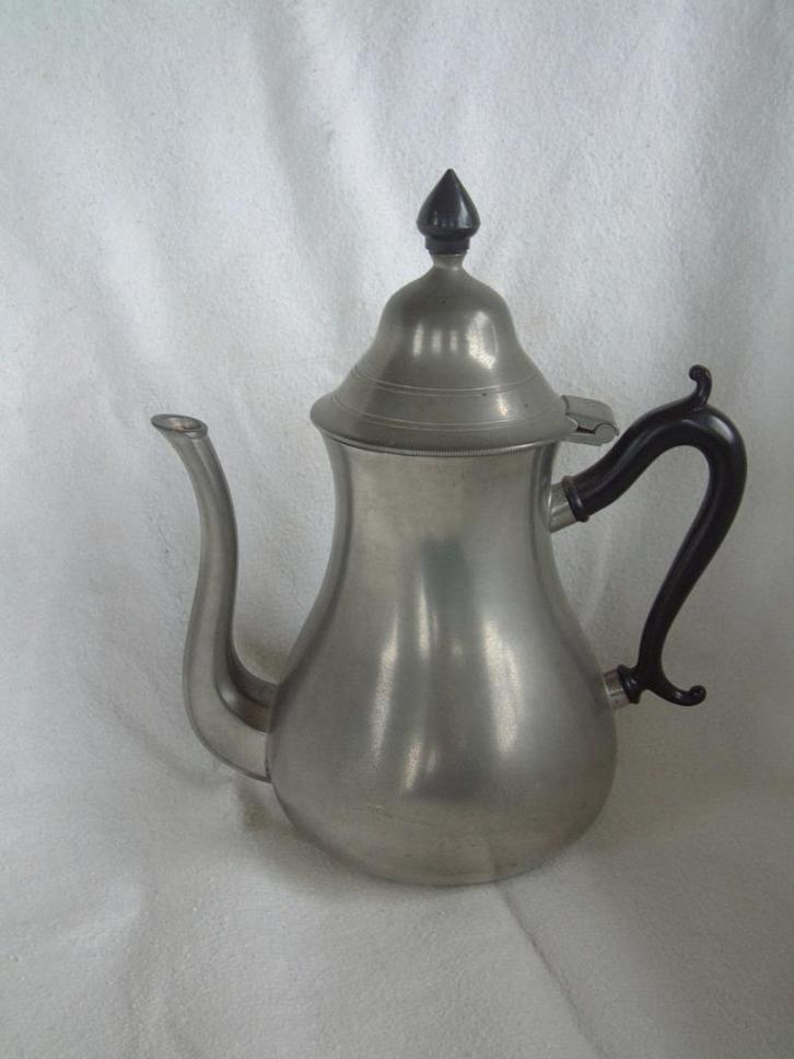 Oude tin tinnen koffiepot SHR PEWTER, Antiek en Kunst, Antiek | Tin, Ophalen of Verzenden