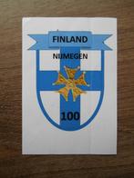 Vierdaagse sticker Finland 100ste 2016, Verzamelen, Militaria | Algemeen, Nederland, Overige typen, Ophalen of Verzenden, Landmacht