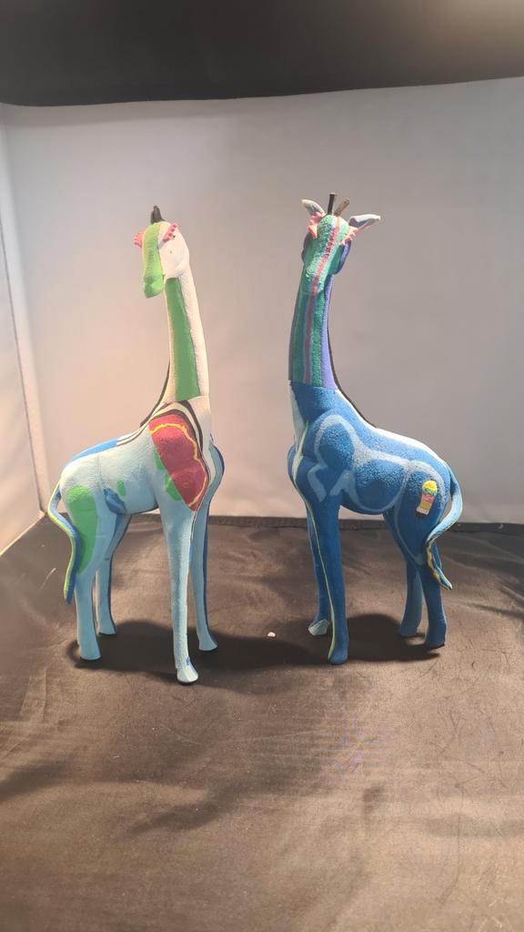 Ocean Sole  Giraffe 2 stuks, Antiek en Kunst, Kunst | Designobjecten, Ophalen of Verzenden