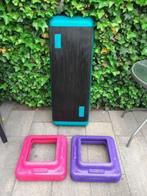 Reebok Aerobic steps met 4 verhogers, Ophalen, Gebruikt, Benen, Stepbank