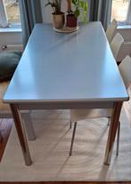 Eettafel grijs Malibu, Ophalen of Verzenden, Rechthoekig, 50 tot 100 cm