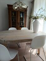 Eettafel eettafel, Ophalen, Gebruikt, Japandi blank massief Zweeds Eiken