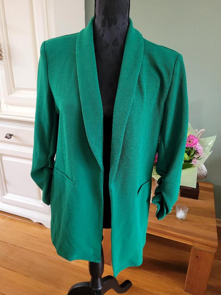 SHEIN groen colbertje blazer jasje maat 38 M Nieuw, Kleding | Dames, Jasjes, Kostuums en Pakken, Nieuw, Jasje, Maat 38/40 (M)