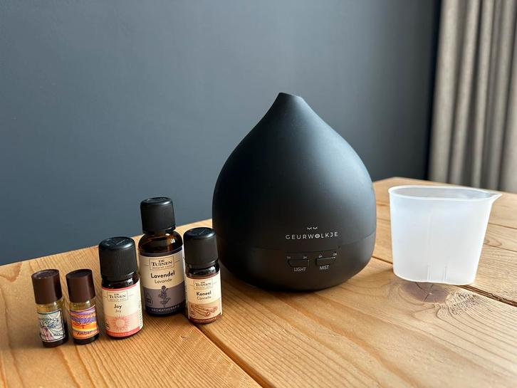 Unity 2.0 Geurwolkje Aroma Diffuser + Olie, Huis en Inrichting, Woonaccessoires | Overige, Zo goed als nieuw, Ophalen of Verzenden