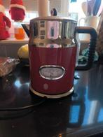 Waterkoker - Rood - Russel & Hobbs, Witgoed en Apparatuur, 1 tot 2 liter, Ophalen of Verzenden, Gebruikt, Rvs