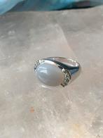 Maansteen grijs prasioliet power beschermt magie eyecatcher, Sieraden, Tassen en Uiterlijk, Ringen, Nieuw, Ophalen of Verzenden