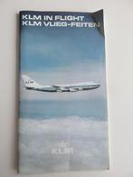 klm in flight KLM Vlieg-feiten vintage boekje uit 1971, Ophalen of Verzenden, Zo goed als nieuw, Boek of Tijdschrift