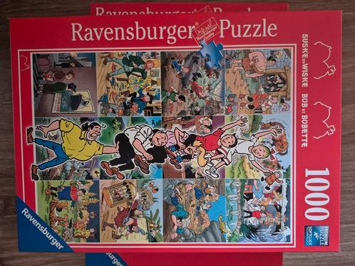 2 Suske en Wiske Puzzels - Ravensburger 1000 Stukjes, Hobby en Vrije tijd, Denksport en Puzzels, Zo goed als nieuw, Legpuzzel