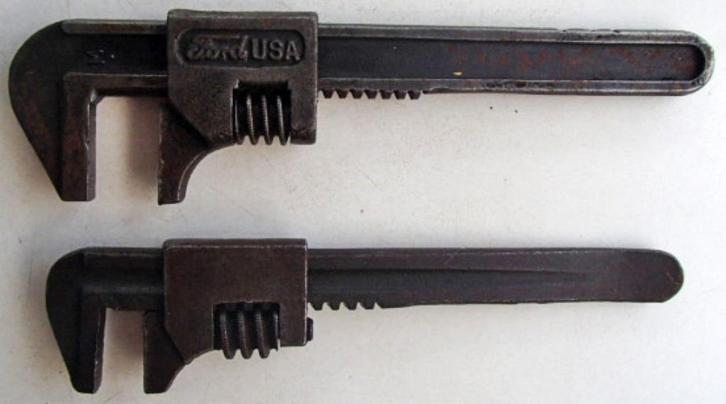 Engelse moersleutels (Oude modellen), Auto diversen, Autogereedschap, Gebruikt, Ophalen of Verzenden