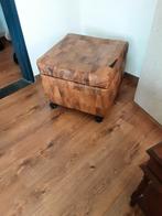 Vintage poef, Huis en Inrichting, Woonaccessoires | Kisten, Ophalen, Gebruikt, 50 tot 100 cm, Minder dan 50 cm