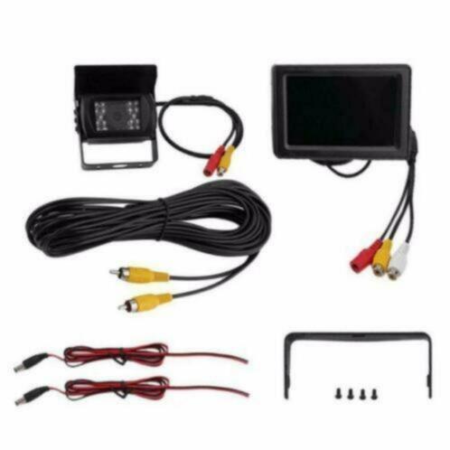 Achteruitrij camera met 4.3 met LCD-monitor Jo-2, Auto diversen, Auto-accessoires, Nieuw, Ophalen of Verzenden