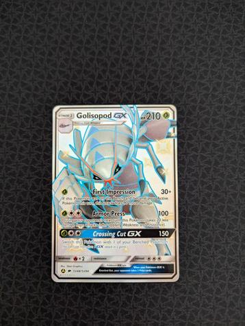 Golisopod GX Shiny #SV46 Pokemon Hidden Fates  beschikbaar voor biedingen