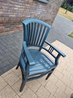6 hardhouten tuinstoelen, Tuin en Terras, Ophalen, Gebruikt, Hout
