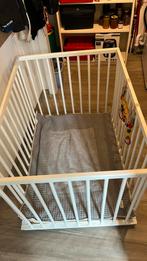 Verstelbare houten box incl boxkleed, Kinderen en Baby's, Ophalen, Gebruikt, Rechthoekig, In hoogte verstelbaar