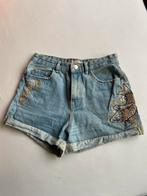 JEANS korte spijkerbroek met borduursel, Blauw, Ophalen of Verzenden, Pimkie, W28 - W29 (confectie 36)