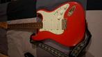 Squier FSR classic vibe 60's stratocaster fiesta red, Ophalen of Verzenden, Zo goed als nieuw, Solid body, Fender