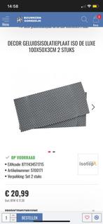 Iso de Luxe geluidsisolatie, Minder dan 4 cm, Ophalen of Verzenden, Zo goed als nieuw, Minder dan 5 m²