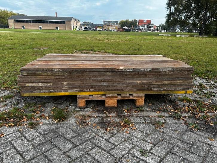 Steigerhout LVL - 40 Stuks ca. 195cm, Doe-het-zelf en Verbouw, Steigers, Gebruikt, Overige typen, Minder dan 2 meter, Ophalen
