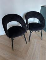 Set van 2 donkere eetkamerstoelen, Riviera maison, Huis en Inrichting, Stoelen, Ophalen, Zo goed als nieuw, Modern, Vier
