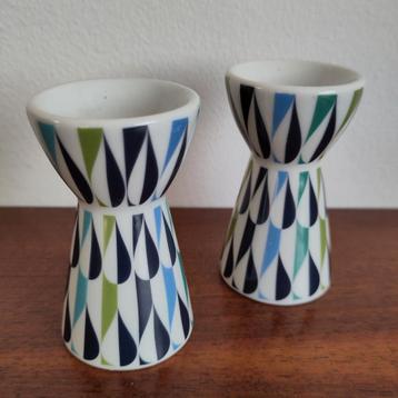 Twee prachtige design eierdopjes  beschikbaar voor biedingen