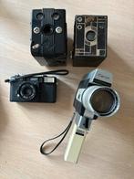 Oude film en foto camera’s. Kodak Beau Brownie, Canon 518 8, Verzamelen, Fotografica en Filmapparatuur, Ophalen of Verzenden, 1940 tot 1960