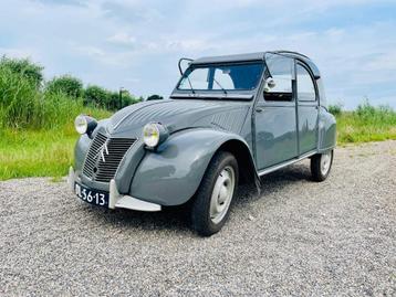 2cv AZL gris ’58 | import France  beschikbaar voor biedingen