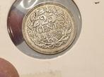 25 cent 1928 zilver nr.2 (08), Postzegels en Munten, Munten | Nederland, Ophalen of Verzenden, Koningin Wilhelmina, 25 cent, Zilver