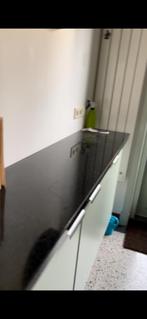 Granieten aanrechtblad, zwart (174.7 x 37 cm), Huis en Inrichting, Keuken | Keukenelementen, Ophalen, Zwart, 150 tot 200 cm, Zo goed als nieuw