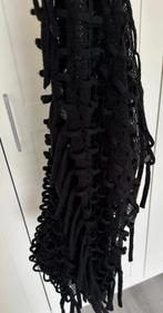 Boutiekje zwarte ronde gehaakte gebreide sjaal met franjes, Kleding | Dames, Mutsen, Sjaals en Handschoenen, Ophalen of Verzenden