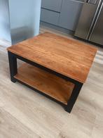 Teakhouten Salontafel Vierkant, Huis en Inrichting, Tafels | Salontafels, Ophalen, Gebruikt, 50 tot 100 cm, Minder dan 50 cm