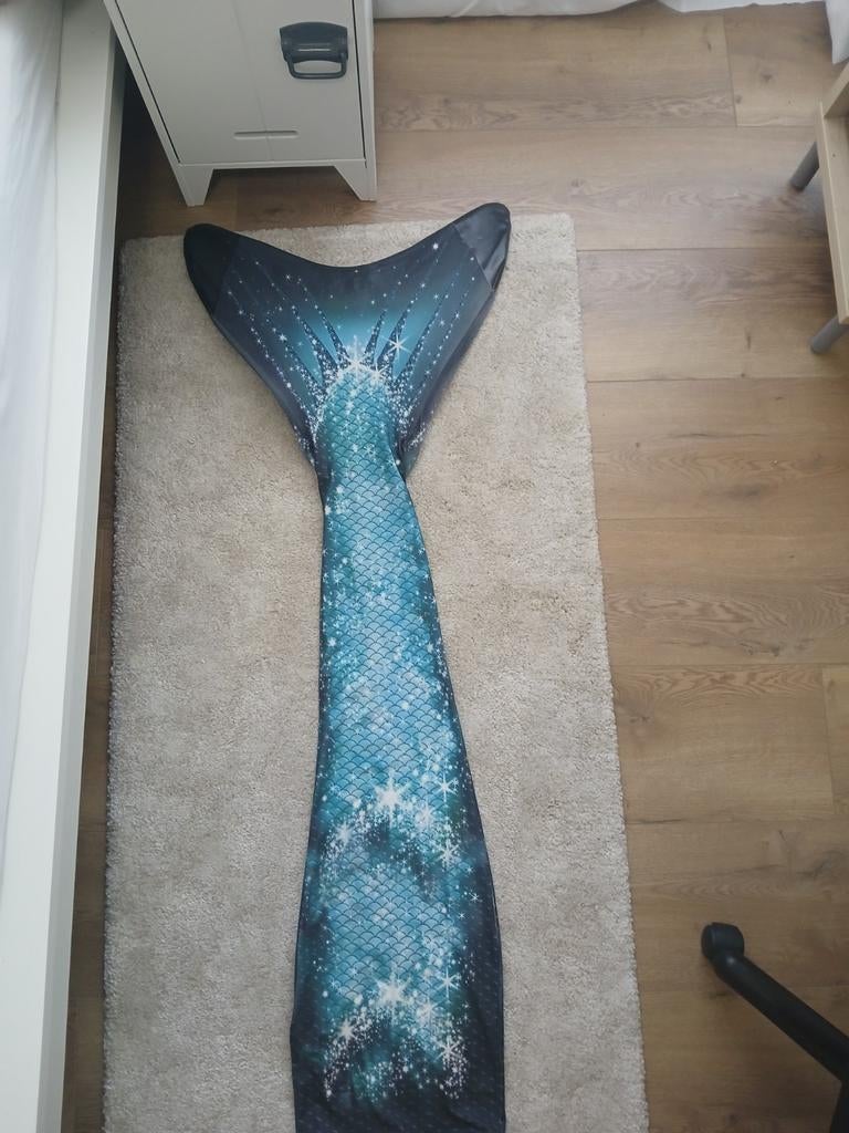 Zeemeerminnenstaart blauw/turquoise - Volwassenen., Ophalen of Verzenden, Gebruikt, Overige typen
